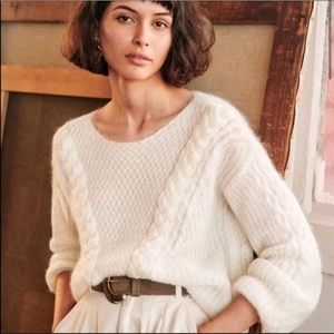 Sezane Philomene Jumper in Ecru